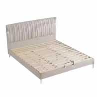 Двуспальная кровать Xiaomi Linsy Top Leather 1.8 m Off White (TPC520-A) (без матраса)