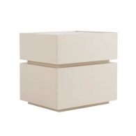 Прикроватная тумбочка c беспроводной зарядкой Xiaomi Linsy Creative Smart Bedside Table Beige (LS459B2-A) (Уценка)