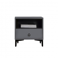 Прикроватная тумбочка Xiaomi 8H Jun Italian Light Luxury Bedside Table Dark Grey (JMG3) (Уценка)