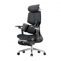 Офисное кресло с подставкой для ног Xiaomi HBADA Premium Smart Ergonomic Chair X7 Black (X701BVC) (версия без аккумулятора)