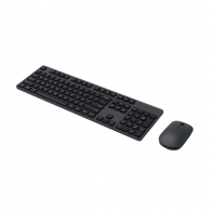 Комплект беспроводная клавиатура и мышь Xiaomi Mijia Wireless Mouse and Keyboard Set Black (WXJS01YM) Русско-Английские клавиши