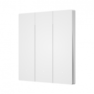 Умный выключатель трехклавишный с нулевой линией Xiaomi Linptech Smart Switch T1 Zero Fire Version Bluetooth White (T1DB-W3)