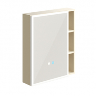 Умное зеркало для ванной комнаты Xiaomi HiGold Smart Sensor Mirror Cabinet Wood Cream 580 mm (умное зеркало + настенный шкаф)
