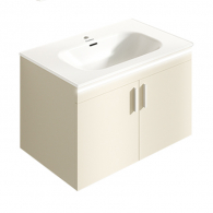Тумба со встроенной раковиной для ванной комнаты Xiaomi HiGold Bathroom Cabinet With Sink Wood Cream 800 mm (тумба + встроенная раковина)