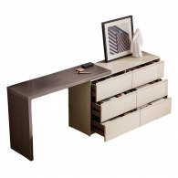 Туалетный столик с 6 ящиками Xiaomi Linsy A Telescopic Chest Of Drawers And A Built-in Household Corner Dressing Table 1.23-2 m (TV1C-A+TV2E-A)