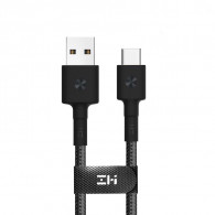 Кабель ZMi AL411 USB-Type-C Black (Kevlar) (30 см)