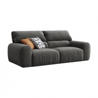 Диван на 2 места Xiaomi Linsy Сorduroy Sofa With High Backrest Made Of Anti-Vandal Fabric 2200 mm Day Mist Grey (BS628-B)