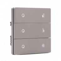 Умный настенный выключатель Xiaomi Ptxzn Smart Switch A6 Gray (шестиклавишный с нулевой линией)