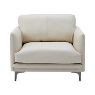 Кожаное кресло Xiaomi 8H Large C-position Antibacterial Leather Sofa White (B5S)