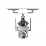 IP-камера на солнечных батареях YouSmart Dual Lens Solar Wireless PTZ Security Zoom Camera Wi-Fi White (Q5MAX Plus 2025)