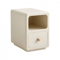 Прикроватная тумбочка Xiaomi Linsy Narrow Children's Bedside Table With One Drawer 0.32 m Milky/White (VL1B-A)