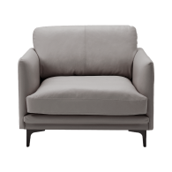 Кожаное кресло Xiaomi 8H Large C-position Antibacterial Leather Sofa Grey (B5S)