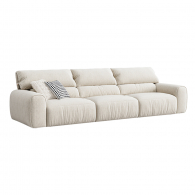 Диван на 3 места Xiaomi Linsy Сorduroy Sofa With High Backrest Made Of Anti-Vandal Fabric 3300 mm White (BS628-B)