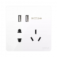 Розетка Xiaomi OPPLE Lighting Wall Switch Socket K12 White USB Five-Hole Socket