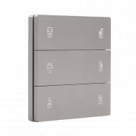 Умный беспроводной выключатель Xiaomi Ptxzn Smart Switch A6 Free Stickers Gray (шестиклавишный)