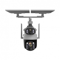 IP-камера на солнечных батареях YouSmart Dual Lens Solar Wireless PTZ Security Zoom Camera Wi-Fi White/Black (Q5MAX Plus 2025)
