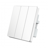 Умный выключатель трехклавишный с нулевой линией Xiaomi Smart Switch 2 Three Open White (XMS02CXS)