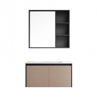 Комплект мебели для ванной комнаты Тумба, Навесной шкаф, Керамическая раковина Xiaomi Diiib Magnolia Slate Bathroom Cabinet 800mm (DXG78002-1031)