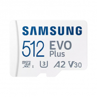 Карта памяти Samsung EVO Plus microSDXC 512Gb UHS-I U3
