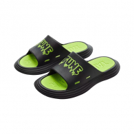 Мужские шлепанцы Xiaomi UTUNE Soft Thick Bottom Slippers Green/Black Printed (XT863) размер 40-41