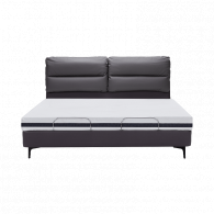 Умная двуспальная кровать Xiaomi 8H Milan Smart Leather Electric Bed S-Pro 1.8 m Star Gray  (умное основание DT4 Pro и латексный матрас RM)