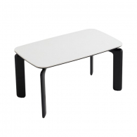 Обеденный стол со столешницей из керамогранита Xiaomi Linsy Oak Dining Table 1.6 m Black/White (LS384R1-C)