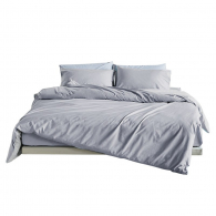 Комплект постельного белья Xiaomi 8H Class A Pure Cotton Breathable Bedding 1.5m Phantom Grey (JT1)