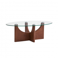 Журнальный столик Xiaomi Linsy Mid-Century Modern Geometric Coffee Table Walnut 100 cm (YF2L-B)