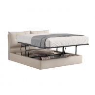 Двуспальная кровать с ящиками для хранения Xiaomi Linsy Modern Minimalist Leather Storage Bed Beige 1.8 m (PC615-C) (без матраса)