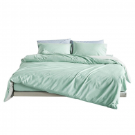 Комплект постельного белья Xiaomi 8H Class A Pure Cotton Breathable Bedding 1.5m Light Green (JT1)