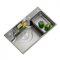 Многофункциональная кухонная мойка без смесителя Xiaomi HIGOLD LD Series Dual-Stage Pull-Out Single Sink 700х480mm (956164)