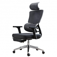 Офисное кресло с подставкой для ног Xiaomi HBADA Ergonomic Computer Chair E2 High Version Black (E201)