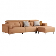 Угловой диван с левым шезлонгом Xiaomi Linsy Italian Style Sofa Double Seat + Left Chaise 2920 mm Orange (BS361-A)