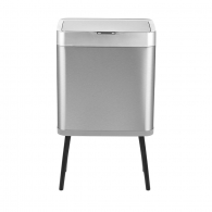 Умная корзина для мусора Xiaomi NINESTARS Dual-Classification Induction Trash Can Space Silver 25 л (DZT-25-35R2)