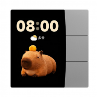 Сенсорная панель управления умного дома Xiaomi Linptech Ultra-Thin Touch Screen Smart Switch S5 Gray (S5DB)