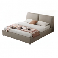 Двуспальная кровать Xiaomi Linsy Leather Big Cow Bed 1.5 m Coffee (TPC208-A) (без матраса)