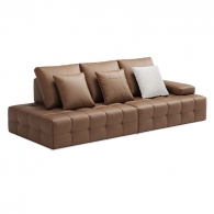 Диван на 3 места Xiaomi Linsy Leather Sofa 2 seat(L)+2 seat(R) 2500 mm Brown (PS514-A)
