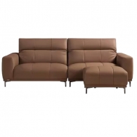 Двухместный модульный диван Xiaomi Linsy Italian Leather Sofa Brown (PS360)