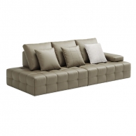 Диван на 3 места Xiaomi Linsy Leather Sofa 2 seat(L)+2 seat(R) 2500 mm Grey (PS514-A)