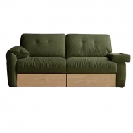 Диван на 2 места с ящиками для хранения Xiaomi Linsy A Double Sofa Living Room A Sofa Bottom Cabinet-Double 1900 mm Green (BS233-A+BS233-A)