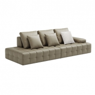 Диван на 3 места Xiaomi Linsy Leather Sofa 2 seat(L)+2 seat(R) 2800 mm Grey (PS514-A)