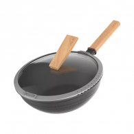 Сковорода-вок с антипригарным покрытием Xiaomi Taste Plus MOTOMI Wok Non-stick Frying Pan 30cm