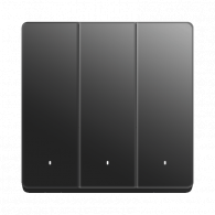 Умный настенный выключатель трехклавишный Xiaomi Smart Switch Pro Three Switches Black (XMQBKG06LM)