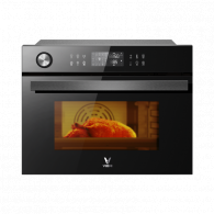 Умный встраиваемый электрический духовой шкаф Xiaomi Viomi Steam Convection Oven King 45L Black (VSO4501-B)