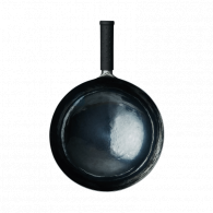 Сковорода-вок ручной ковки Huo Hou Three Rings Zhangqiu Iron Pot Two Ring 32cm