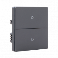 Умный настенный выключатель Xiaomi Ptxzn Smart Switch A6 Black  (двойной с нулевой линией)