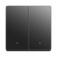 Умный настенный выключатель двухклавишный Xiaomi Smart Switch Pro Dual Switches Black (XMQBKG05LM)