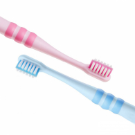 Комплект детских зубных щеток Xiaomi DR.BEI Kids Toothbrush 2 in1 Pink-Blue (2 шт.)