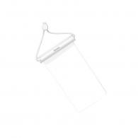 Водонепроницаемый чехол для смартфона Baseus Cylinder Slide-cover Waterproof Bag White (ACFSD-E02)