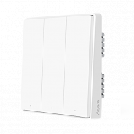 Умный выключатель Xiaomi Aqara Smart Wall Switch D1 (Тройной без нулевой линии) White (QBKG25LM)